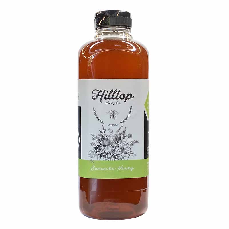 Hilltop Honey Spring 3lb Squeeze Bottle Front