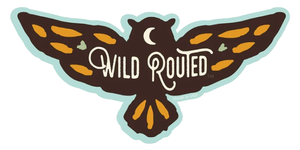 wild routed custom nature graphics owl logo